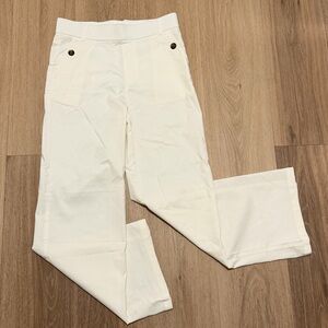 Women's Cream Straight Leg Pants size M